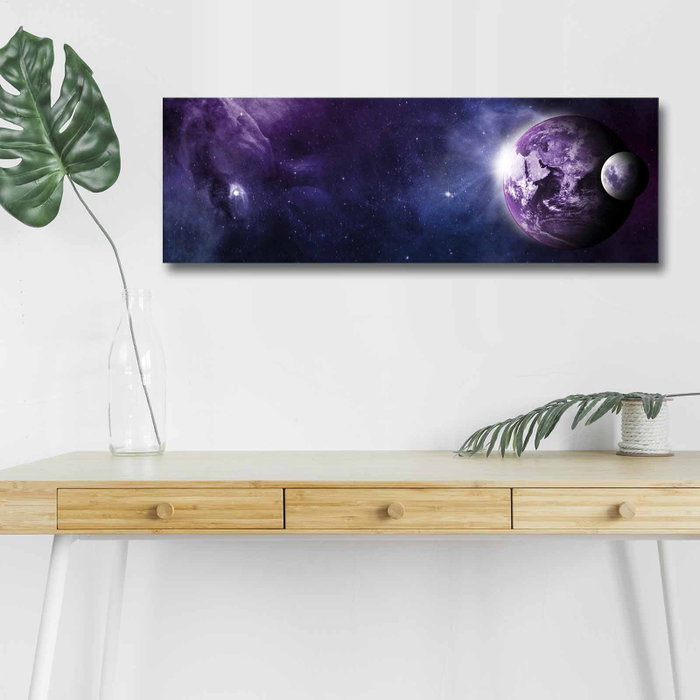 Wallity Lienzo Decorativo Iluminado con LEDs 3090NASA-003 Multicolor